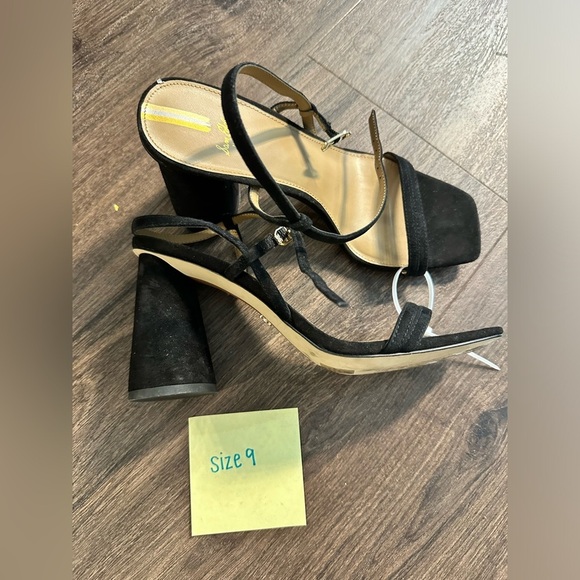 Sam Edelman Black Kit Slingback Block Heel Sandal - Size 9 - Picture 7 of 7